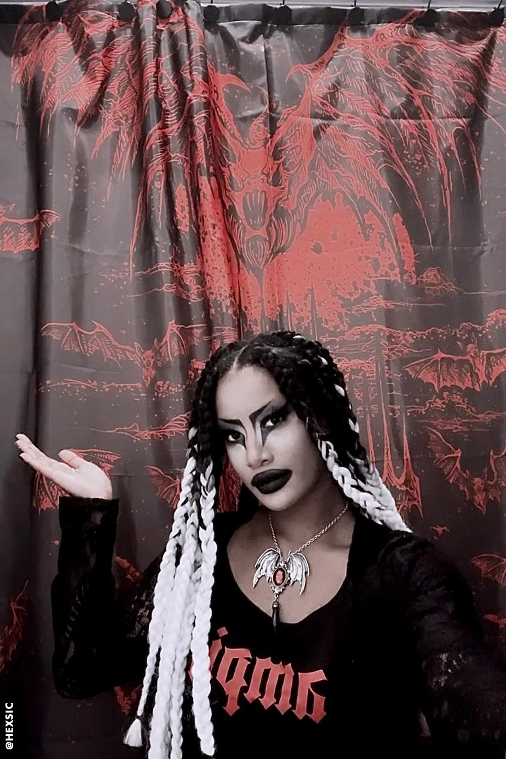 Vampire Castle Shower Curtain - Image 3
