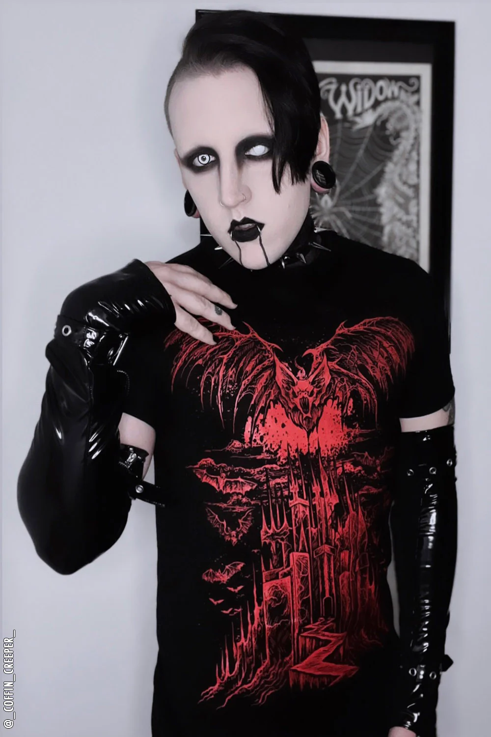 Vampire Castle T-shirt [BLOOD RED] - Image 10