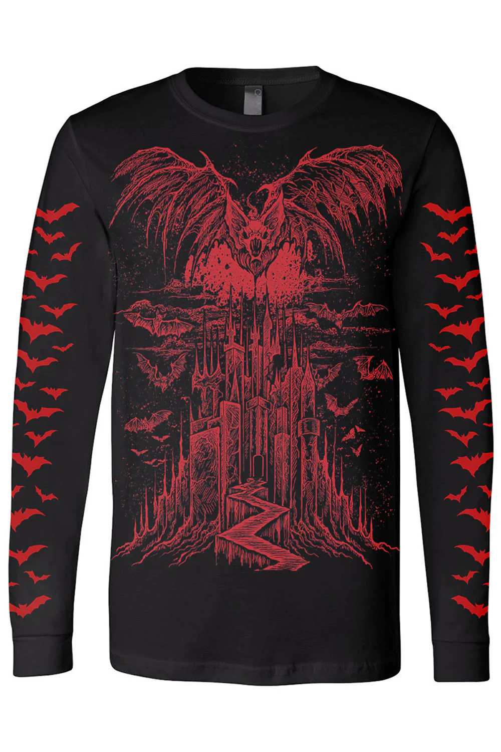 Vampire Castle T-shirt [BLOOD RED] - Image 5