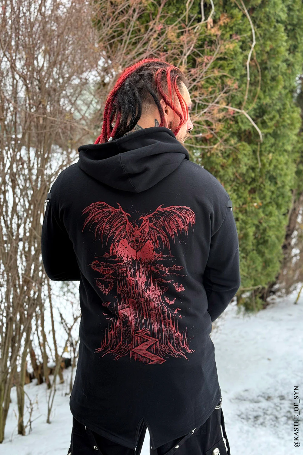 Vampire Castle Ultramage Hoodie [RED] - Image 4