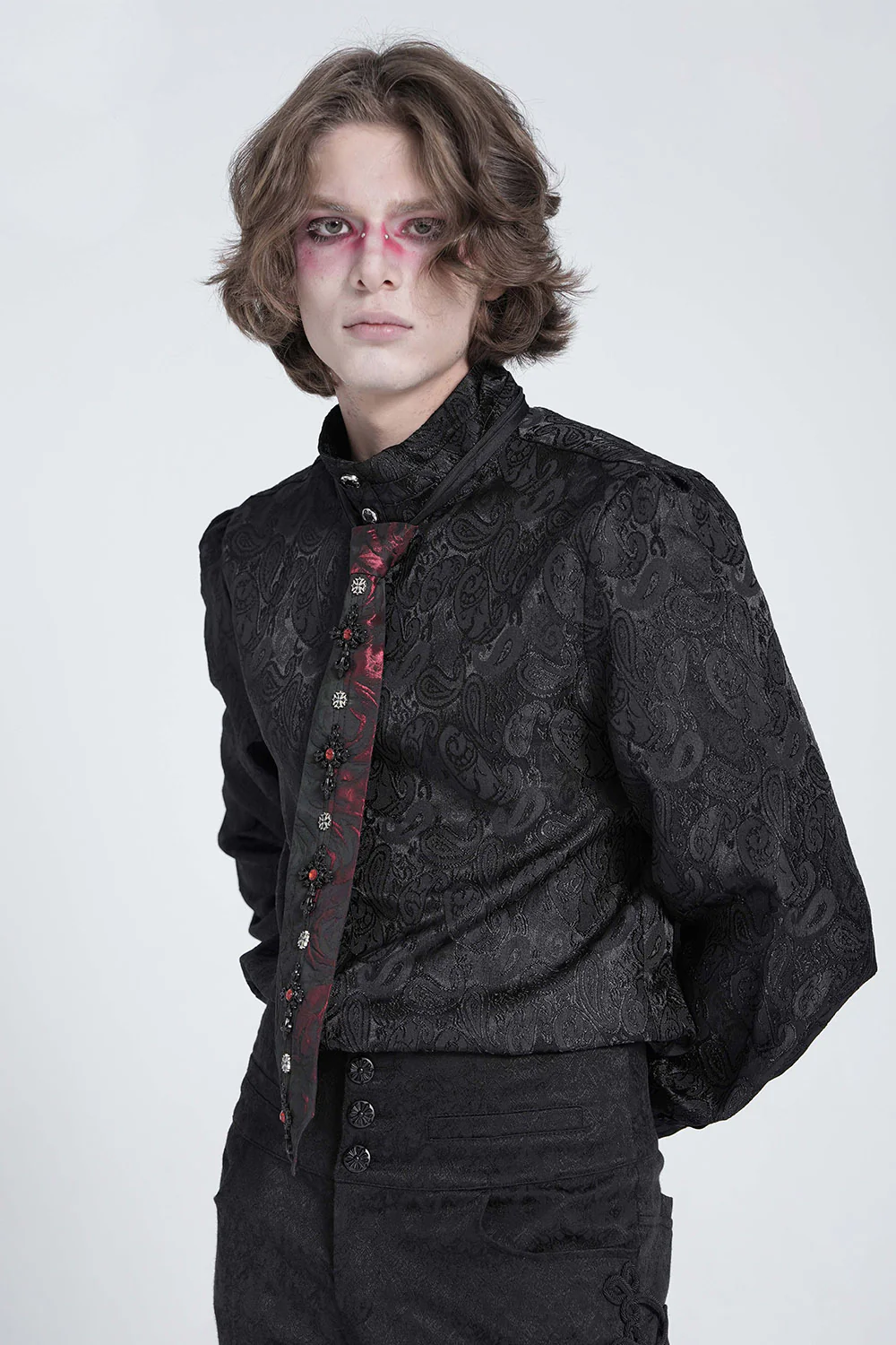 Vampire Manor Gothic Cross Necktie - Image 3
