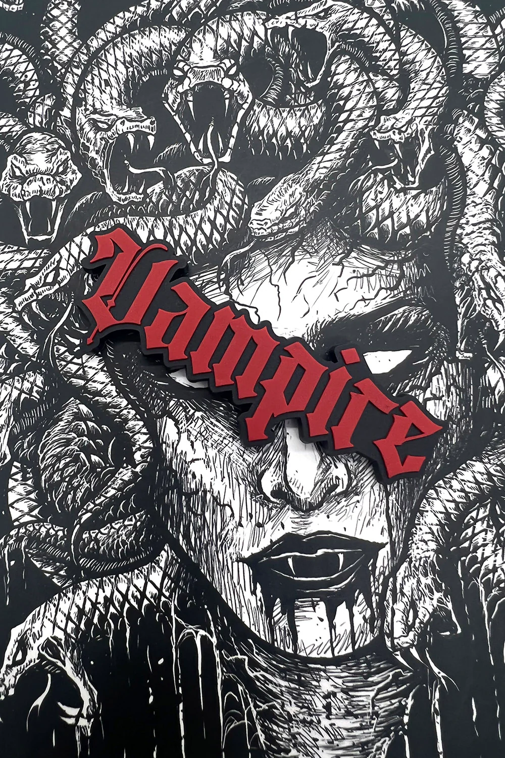 Vampire Rubber Magnet - Image 2