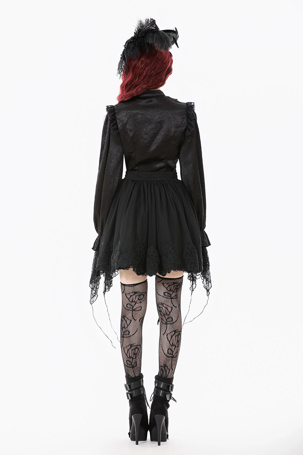 Vampress Ruffled Long Sleeve Top - Image 6