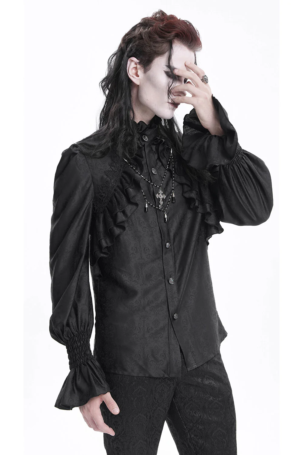 Van Helsing Vampire Hunter Button-Up Shirt - Image 3