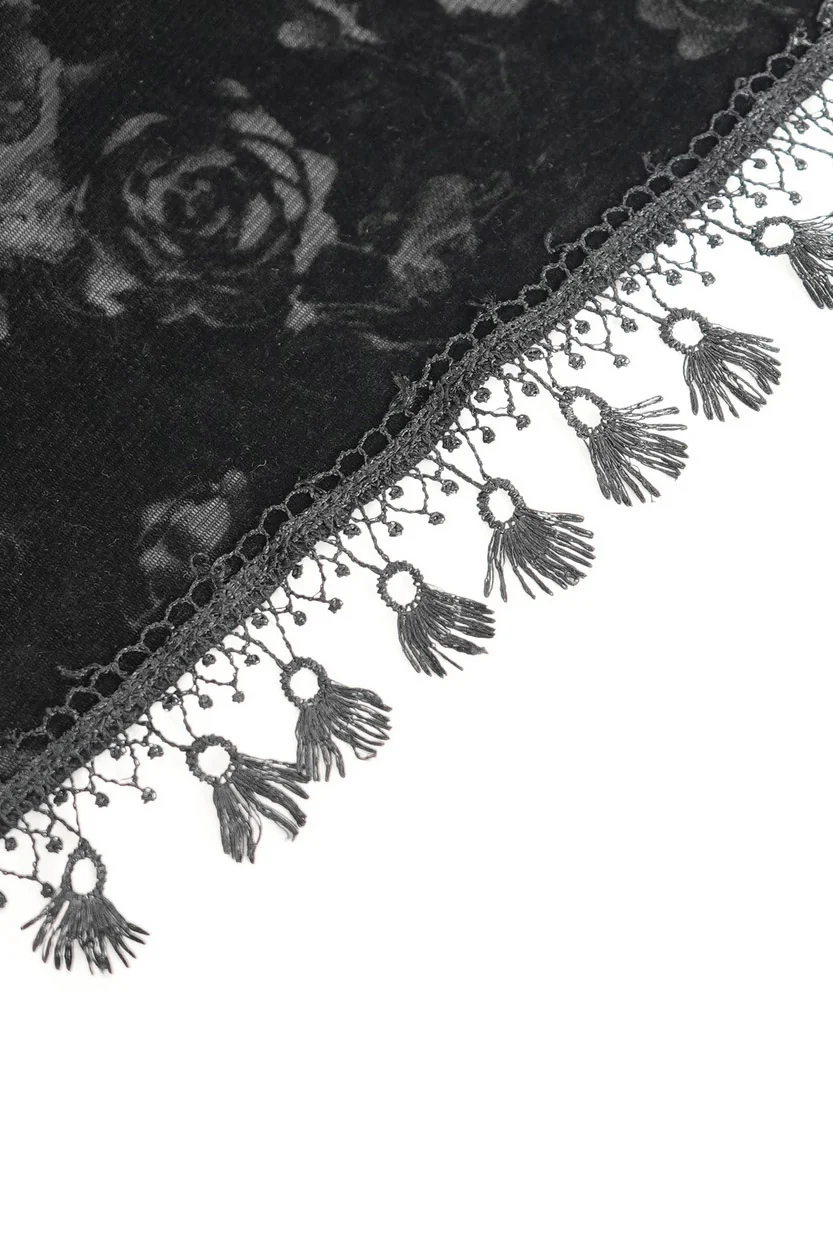 Velvet Villain Corset Cloak Dress - Image 10