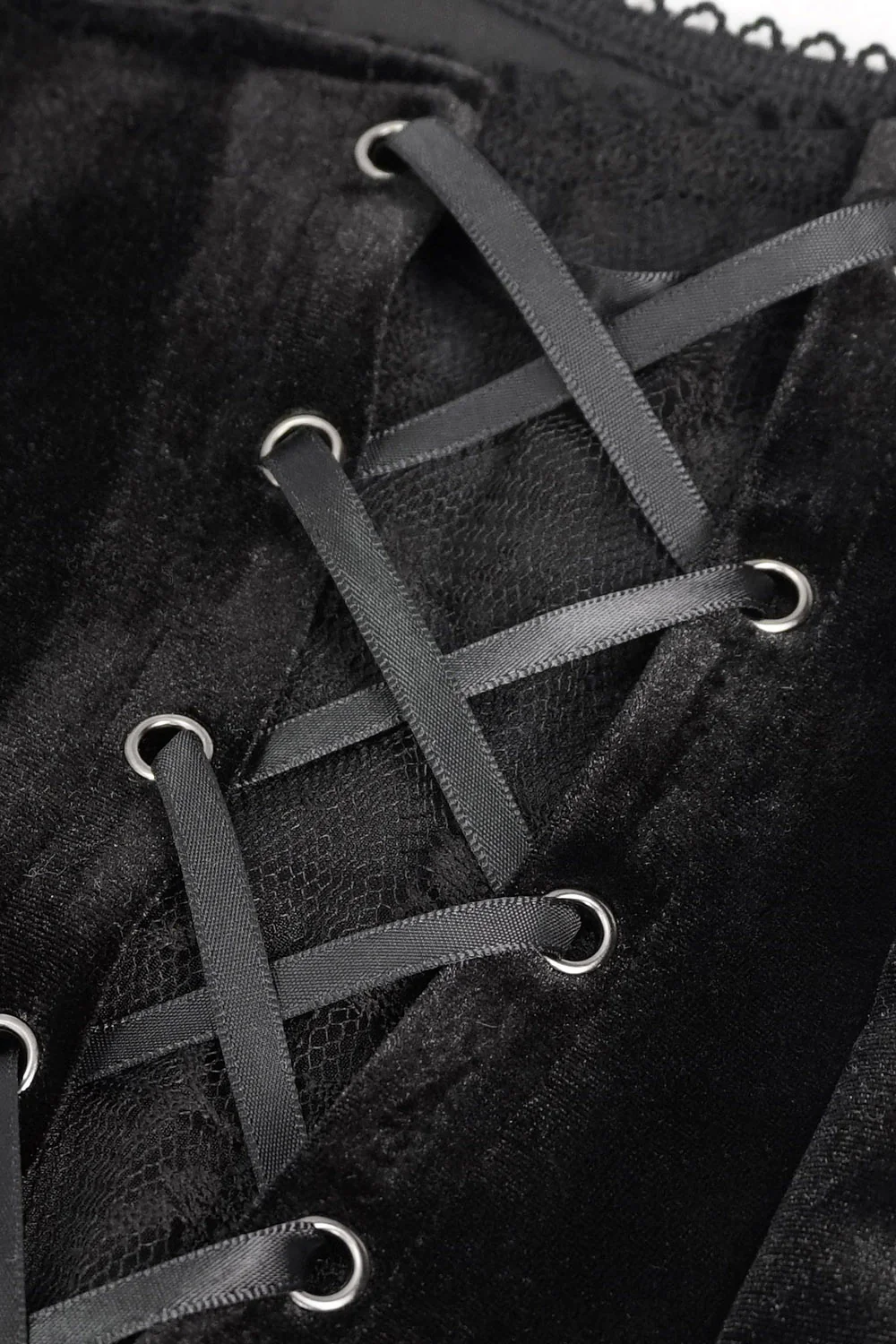 Versailles Velvet Lace-Up Pants - Image 10