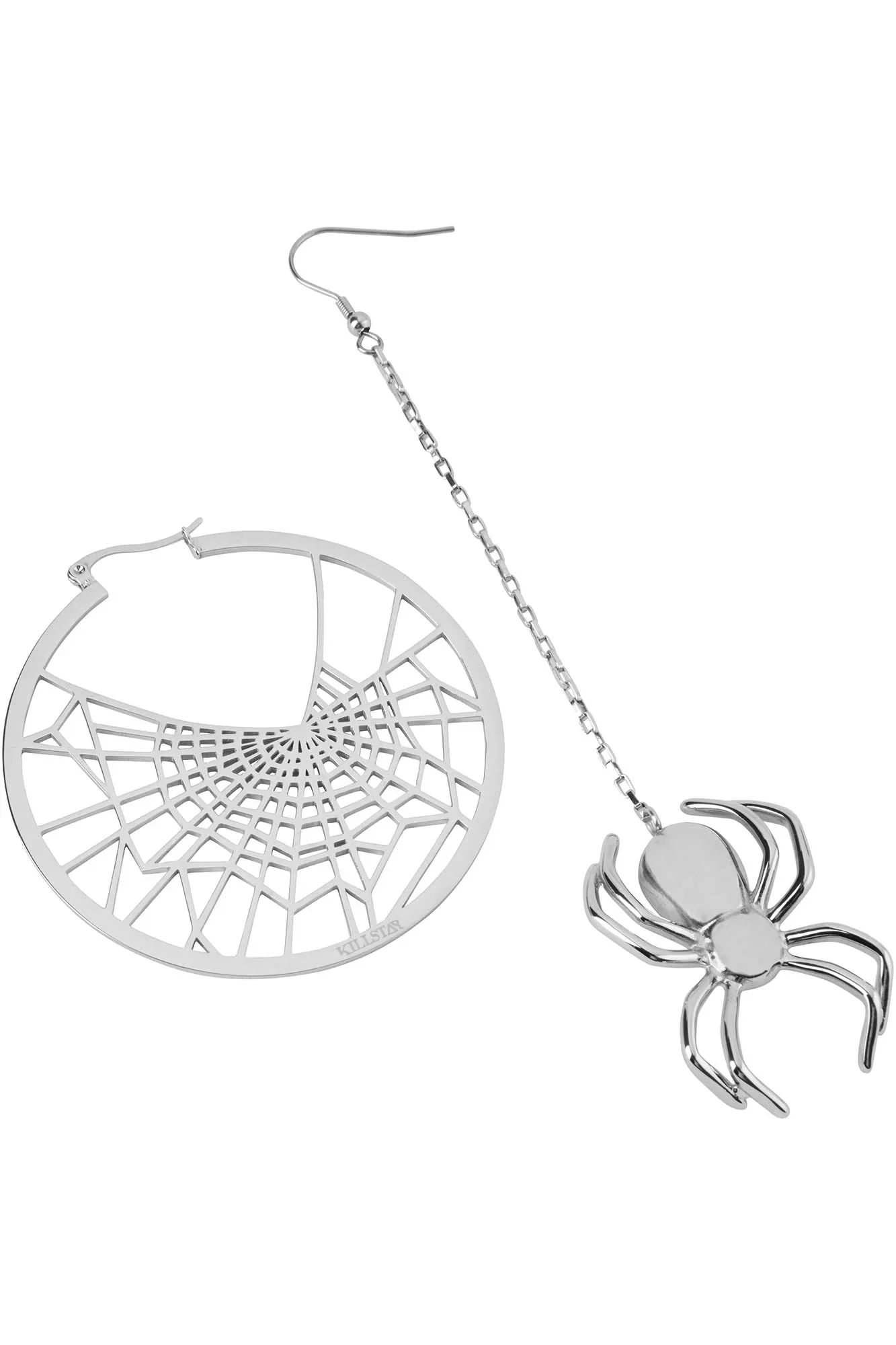 Vicious Web Hoop Earrings - Image 4
