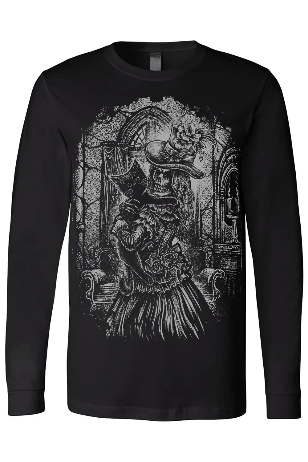 Victorian Cat Lady T-shirt - Image 4