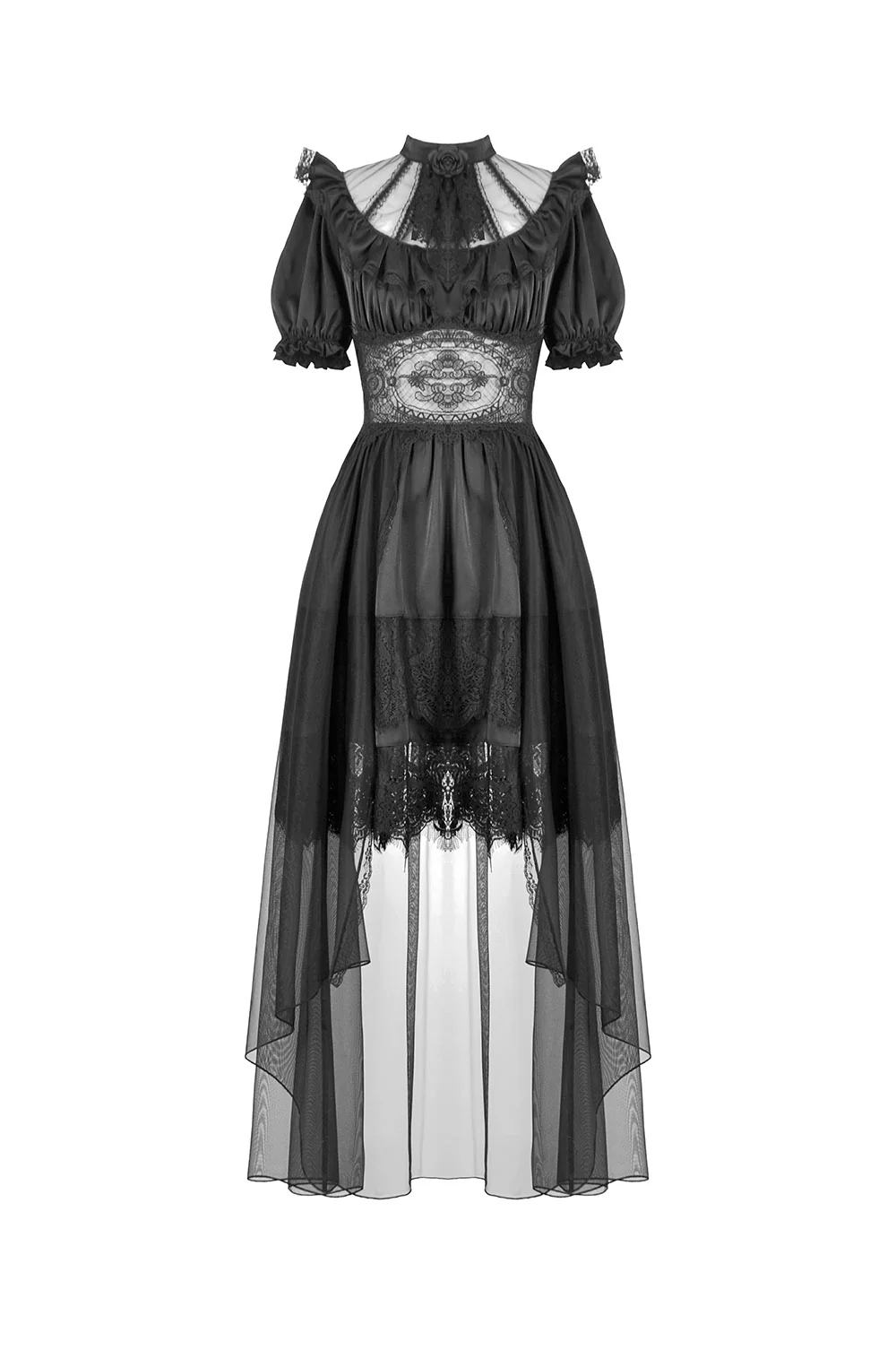 Victorian Tea Puff Sleeve Dress - Image 7