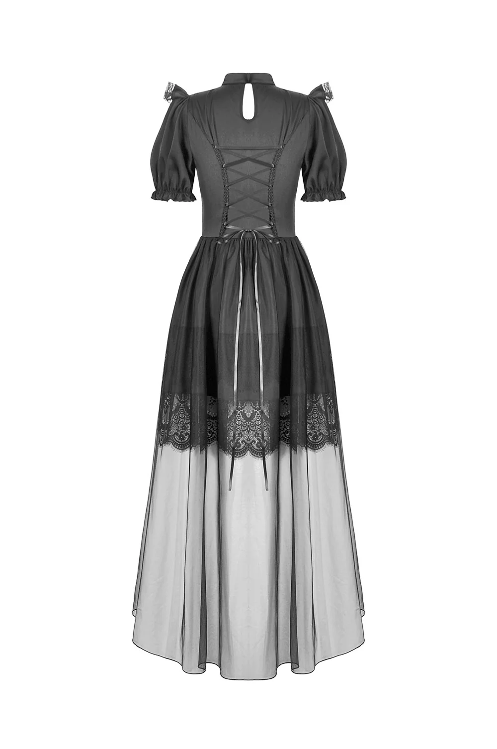 Victorian Tea Puff Sleeve Dress - Image 8