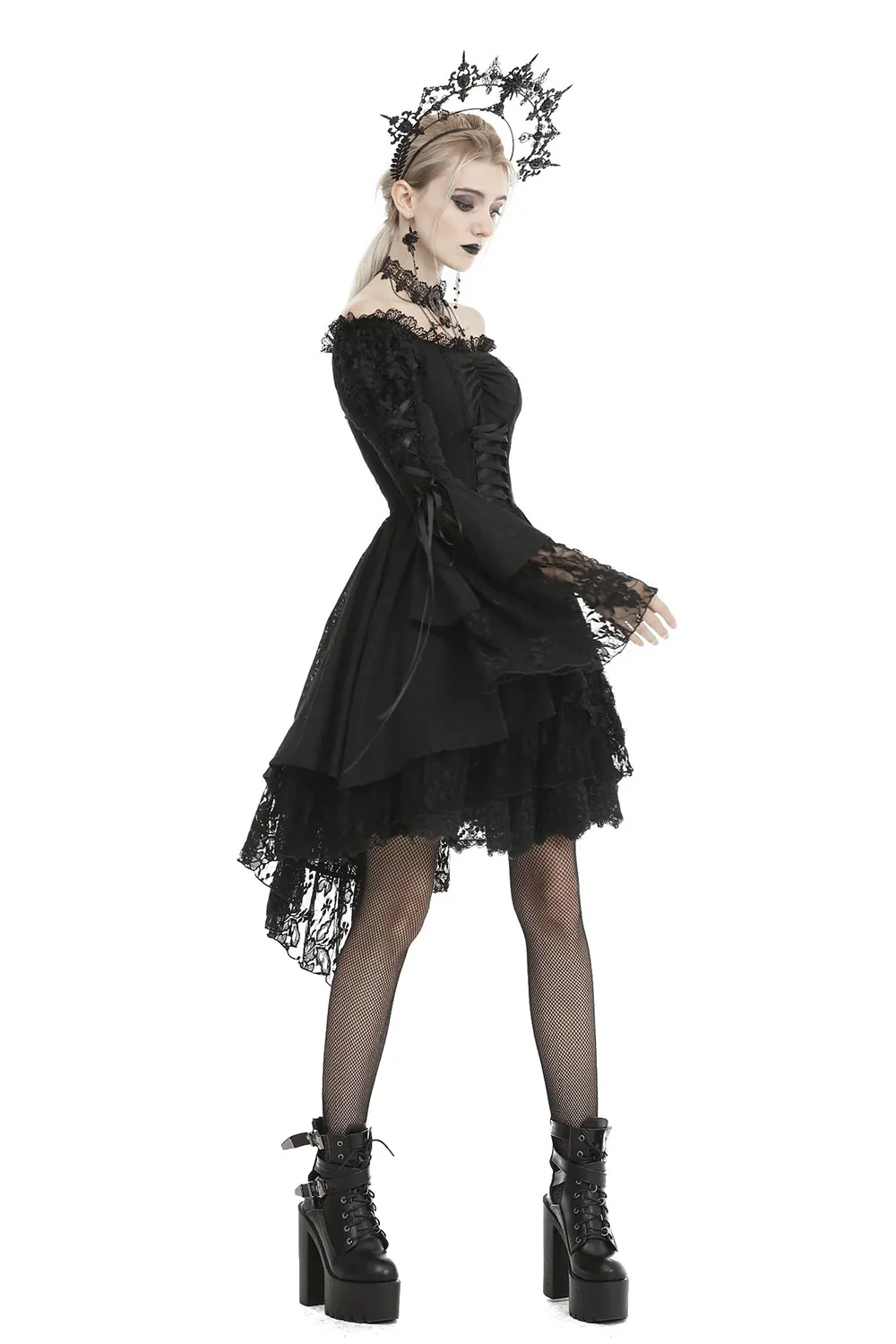 Victorian Vampress Dress - Image 5