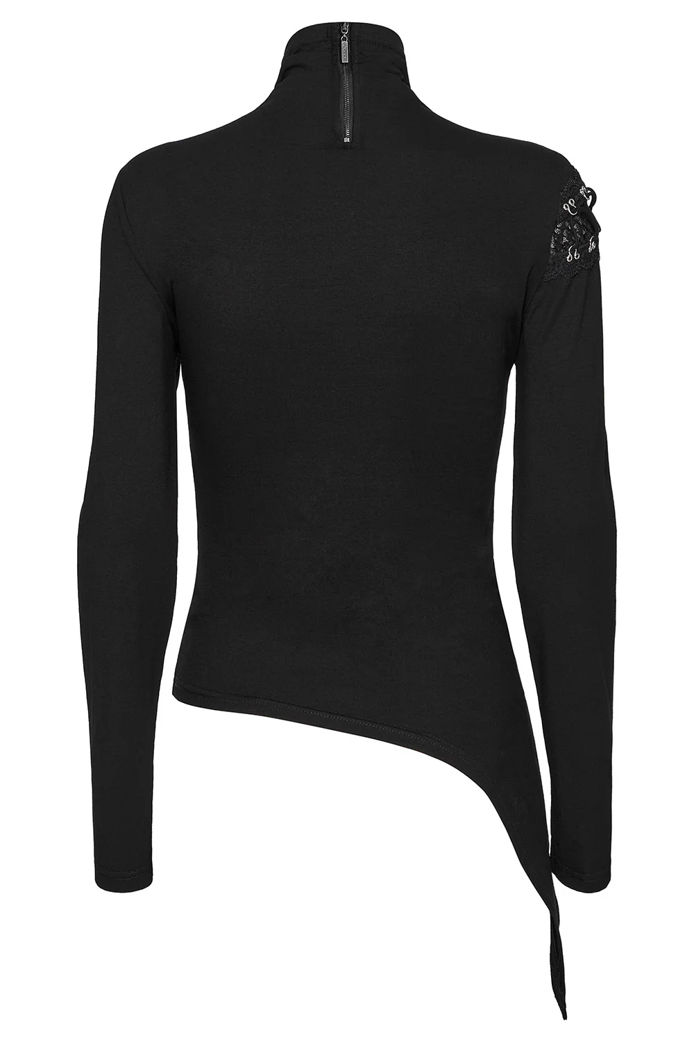 Villainous Asymmetric Lace-Up Top - Image 3
