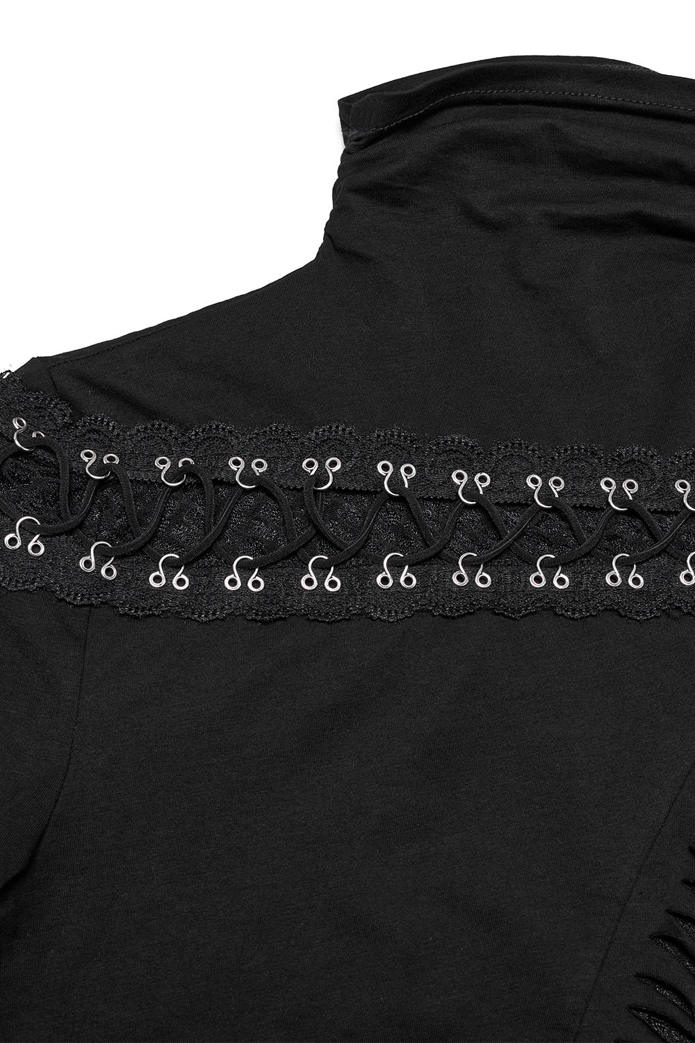Villainous Asymmetric Lace-Up Top - Image 8