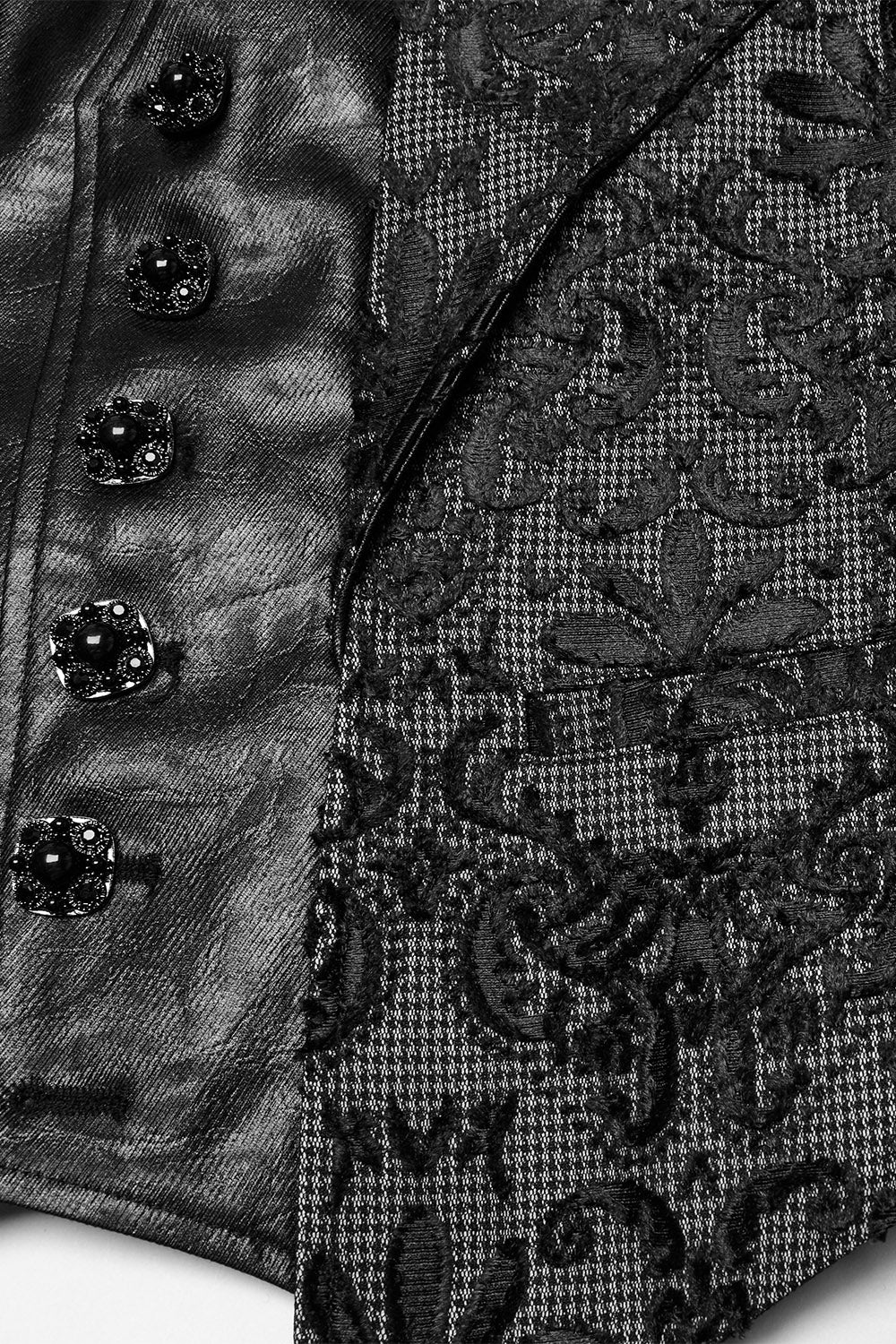 Vladmire Damask Vampire Goth Vest - Image 11
