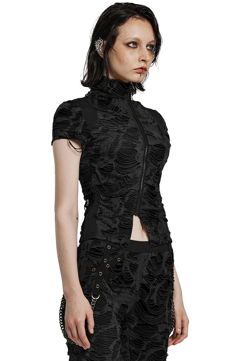 Wastelands Shredded Short Sleeve Shirt - Image 2