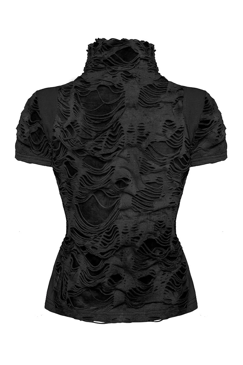 Wastelands Shredded Short Sleeve Shirt - Image 5