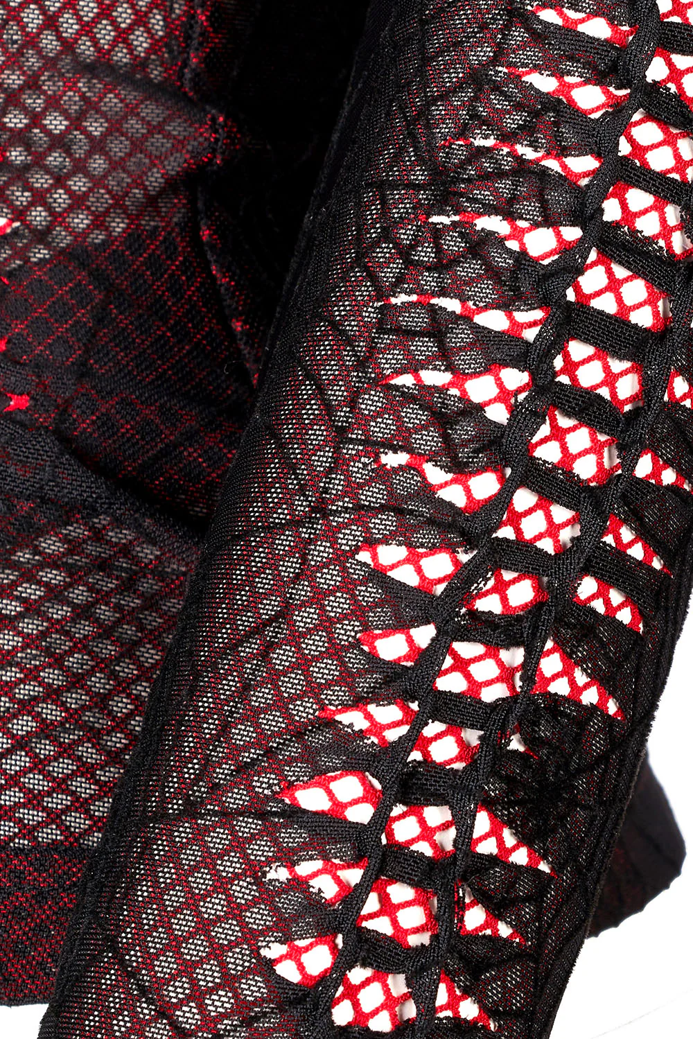 Weaving Webs Mesh Top [RED] - Image 8
