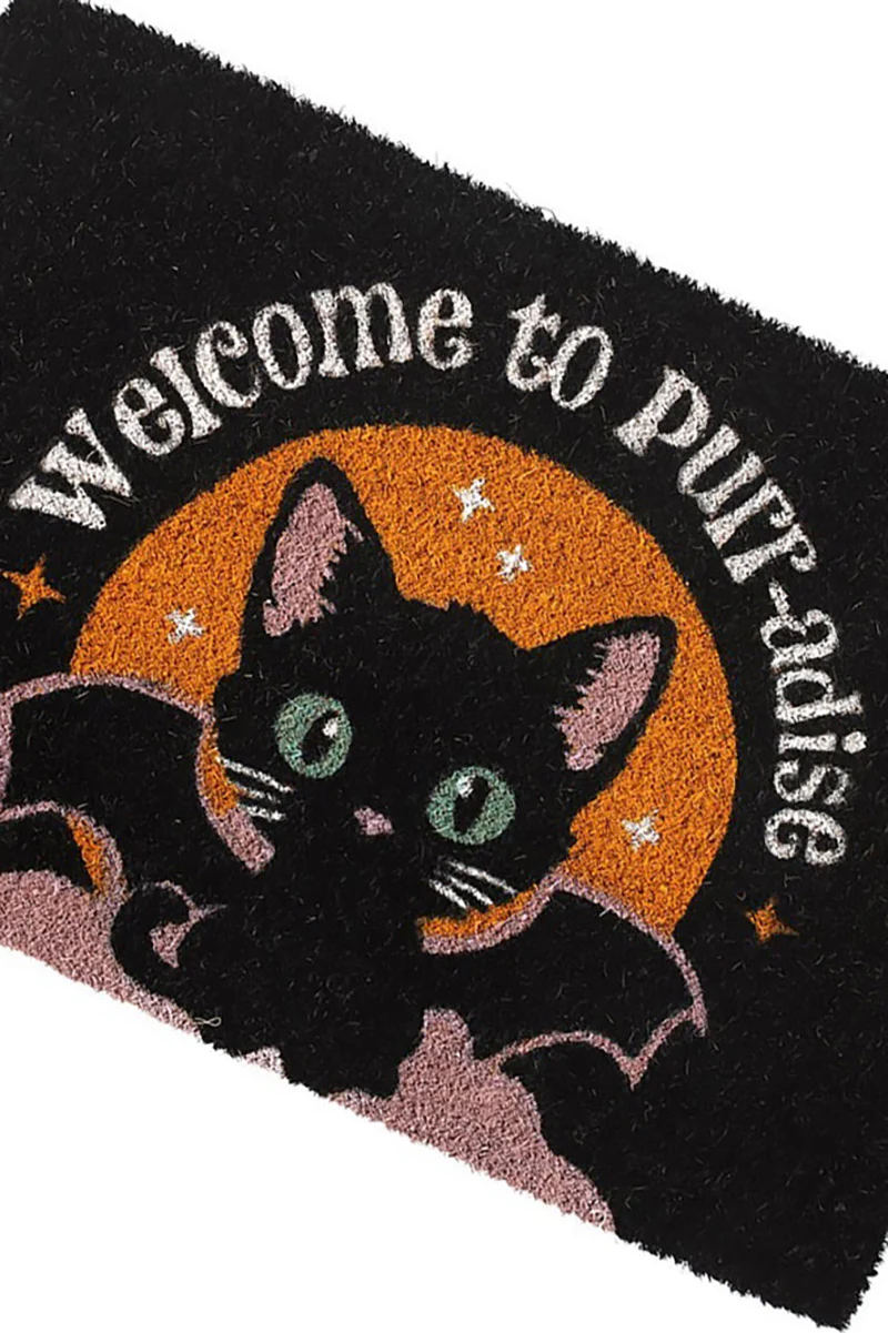 Welcome To Purr-adise Cat Doormat - Image 2