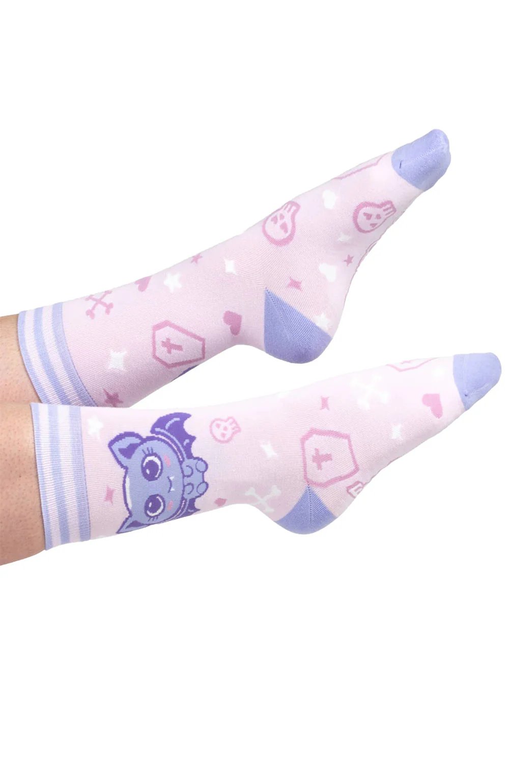 Widdle Bat Guy Crew Socks - Image 5