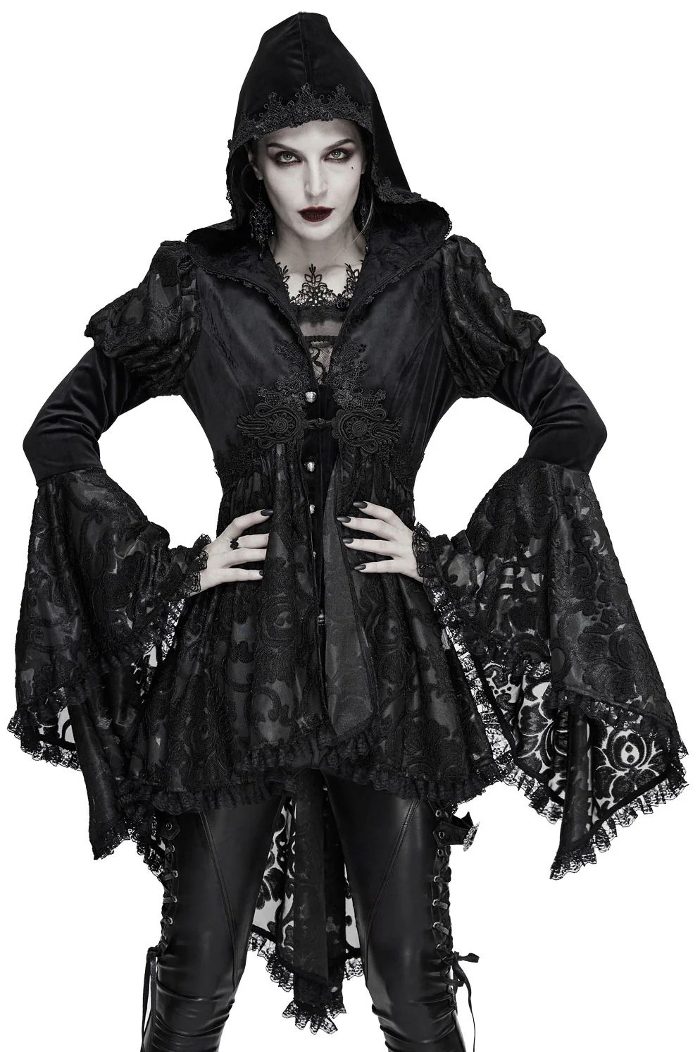Witcheress Floral Lace Tailcoat - Image 7