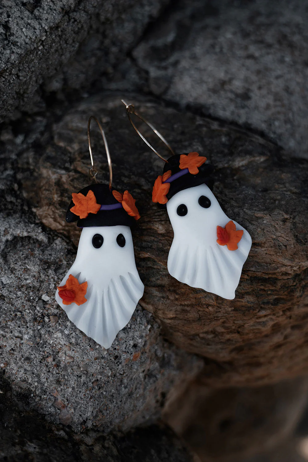 Witching Hour Ghost Earrings