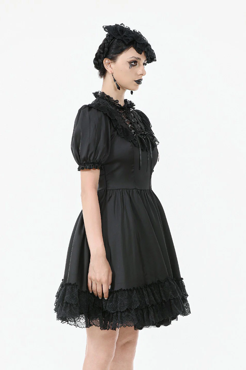Wonderland Tea Party Puff Sleeve Dress - Image 3