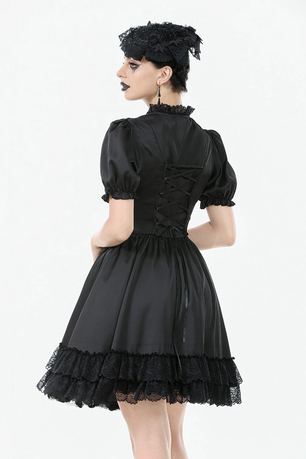 Wonderland Tea Party Puff Sleeve Dress - Image 4