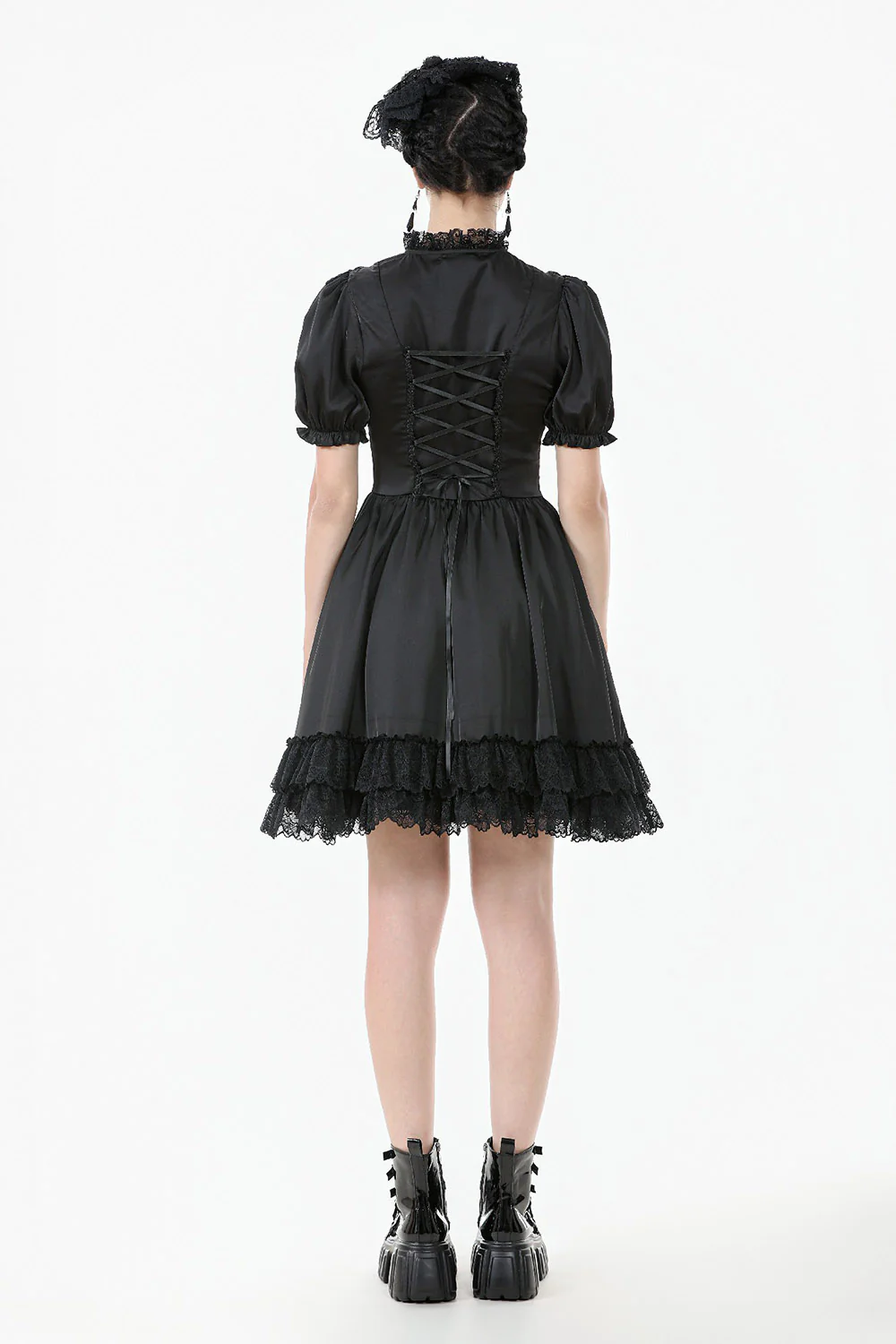 Wonderland Tea Party Puff Sleeve Dress - Image 7